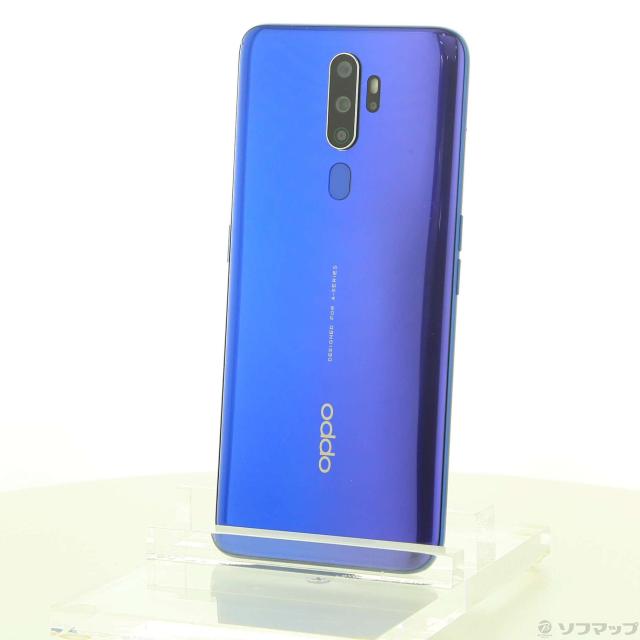 中古・美品］OPPO 2020 A5 ブルー SIMロック無し