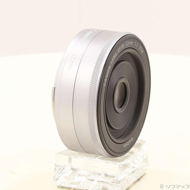 中古)Canon EF-M 22mm F2 STM シルバー (レンズ)(CANON M 中古)Canon EF-M 22mm F2 STM シルバー (レンズ)(CANON M