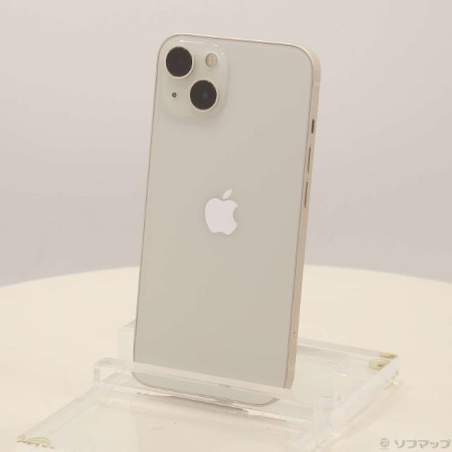 中古)Apple iPhone13 128GB スターライト MLND3J/A SIMフリー