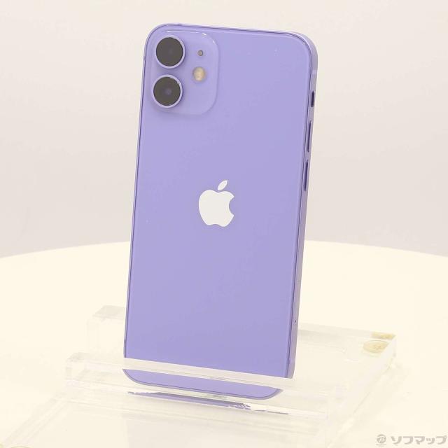 (中古)Apple iPhone12 mini 64GB パープル MJQC3J/A SIMフリー(269-ud)