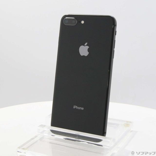 (中古)Apple iPhone8 Plus 256GB スペースグレイ MQ9N2J/A SIMフリー(377-ud)