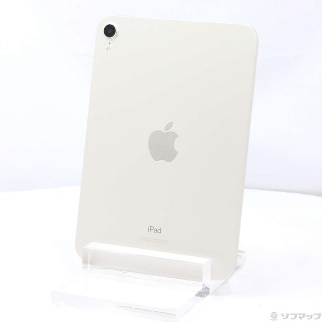 (中古)Apple iPad mini 第6世代 64GB スターライト MK7P3J/A Wi-Fi(349-ud)