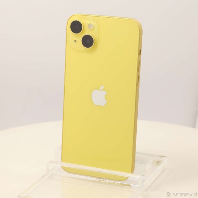 (中古)Apple iPhone14 Plus 128GB イエロー MR603J/A SIMフリー(198-ud)