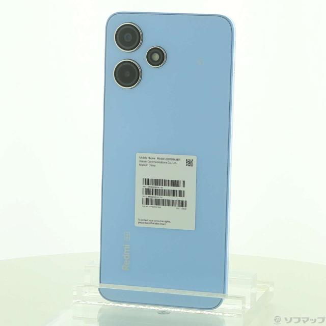 (中古)Xiaomi Redmi 12 5G 128GB スカイブルー MZB0ETRJP SIMフリー(348-ud)