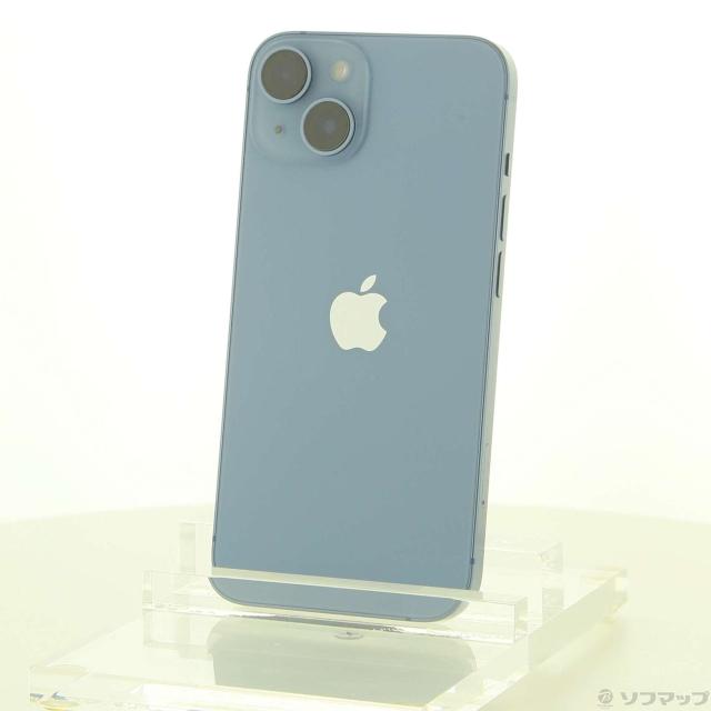 中古)Apple iPhone14 128GB ブルー 3L237J/A SIMフリー(198-ud)
