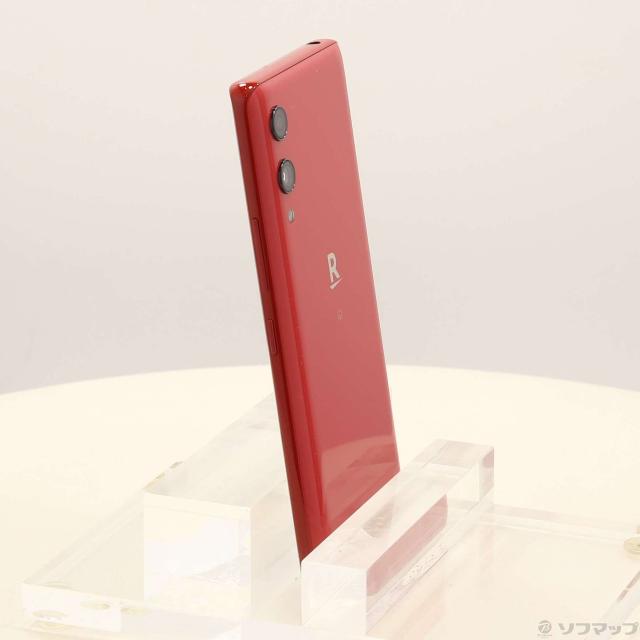 中古)楽天 Rakuten Hand 64GB クリムゾンレッド P710 楽天 SIM
