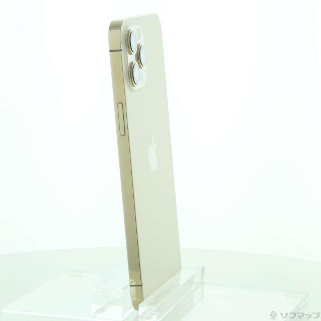 中古)Apple iPhone12 Pro Max 128GB ゴールド MGCW3J/A SIM