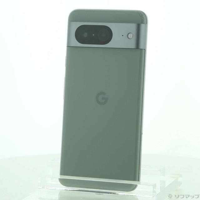 中古)GOOGLE Google Pixel 8 128GB ヘーゼル GA048 au SIMフリー