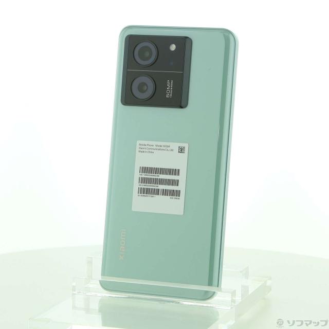 (中古)Xiaomi Xiaomi 13T 256GB メドウグリーン XIG04 au SIMフリー(305-ud)