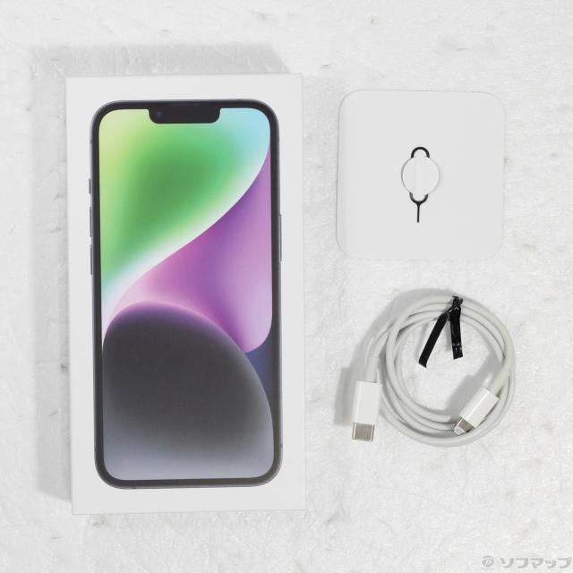 (中古)Apple iPhone14 128GB ミッドナイト MPUD3J/A SIMフリー(377-ud)_4