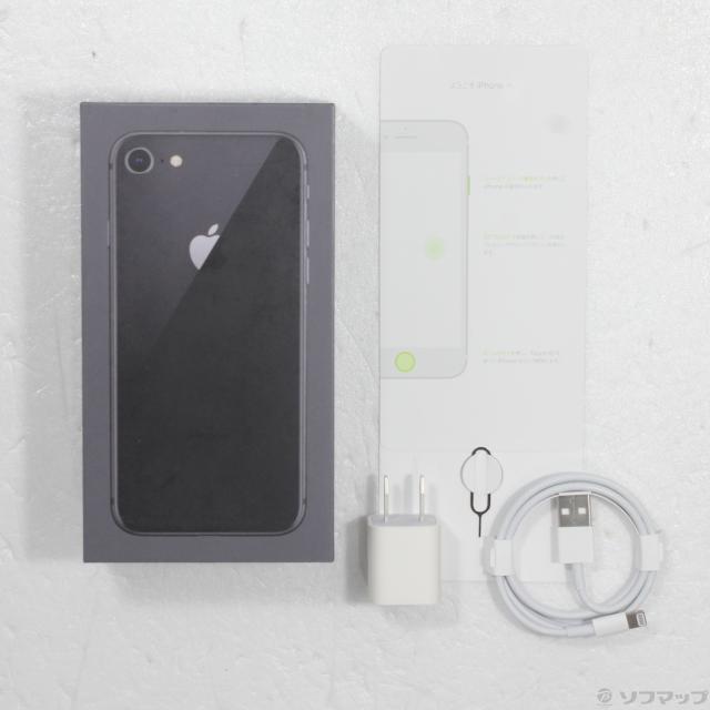 品〕 iPhone8 64GB ファッション スペースグレイ MQ782J／A SoftBank