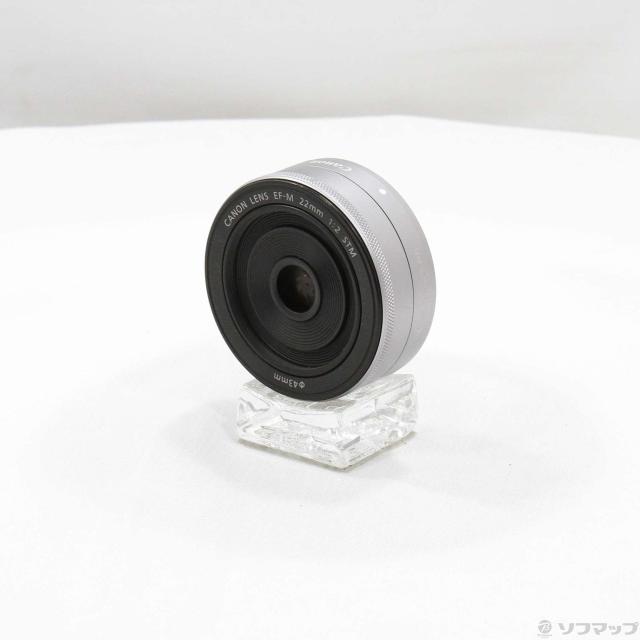 中古)Canon EF-M 22mm F2 STM シルバー (レンズ)(CANON M 中古)Canon EF-M 22mm F2 STM シルバー (レンズ)(CANON M