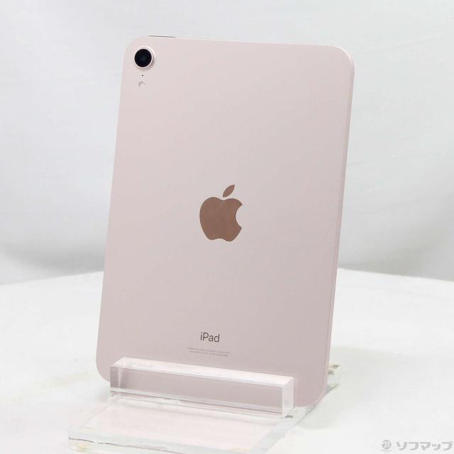 中古)Apple iPad mini 第6世代 64GB ピンク MLWL3J/A Wi-Fi(295-ud 
