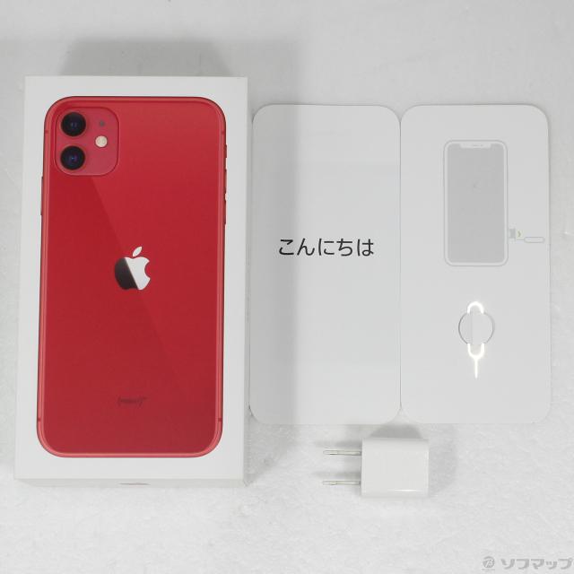 (中古)Apple iPhone11 128GB プロダクトレッド MWM32J/A SoftBank(198-ud)_4