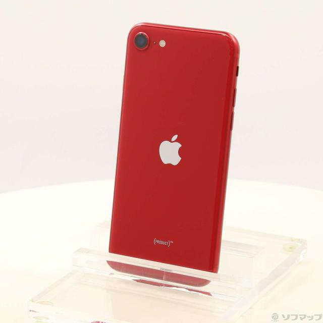 中古)Apple iPhone SE 第2世代 64GB プロダクトレッド MX9U2J/A SIM 