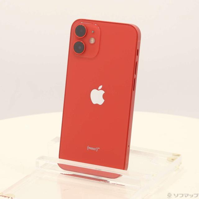(中古)Apple iPhone12 mini 128GB プロダクトレッド MGDN3J/A SIMフリー(276-ud)