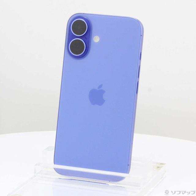 中古)Apple iPhone16 256GB ウルトラマリン MYE03J/A SIMフリー