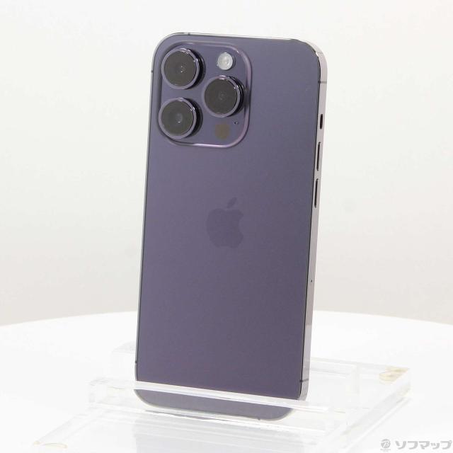【美品】iPhone14プロ 本体 ディープパープル 256GB SIMフリー iPhone 14 Pro 256GB SIMフリー パープル 値下げ！iPhone 14プロ