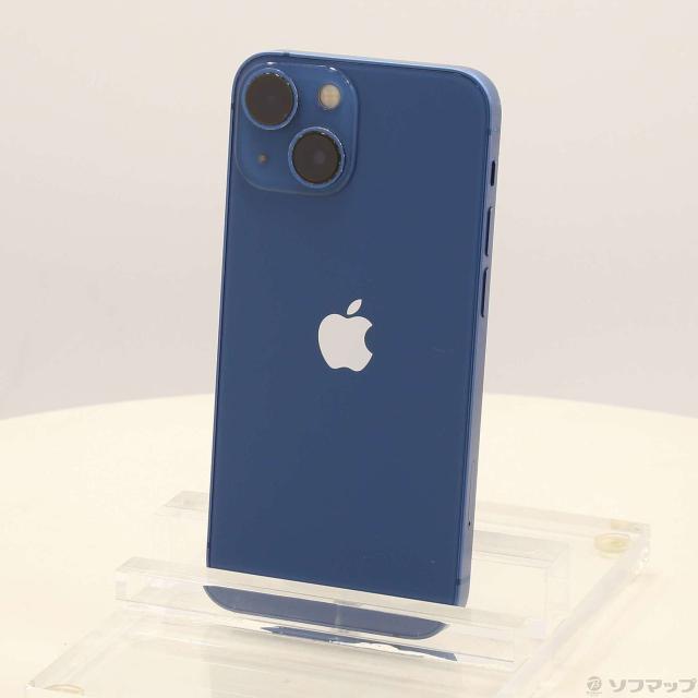 (中古)Apple iPhone13 mini 128GB ブルー MLJH3J/A SIMフリー(251-ud)