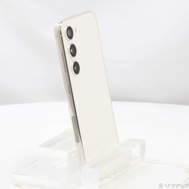 中古)SAMSUNG Galaxy S23 256GB クリーム SM-S911C 楽天 SIM