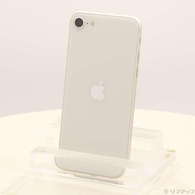 中古)Apple iPhone SE 第3世代 128GB スターライト MMYG3J/A SIMフリー