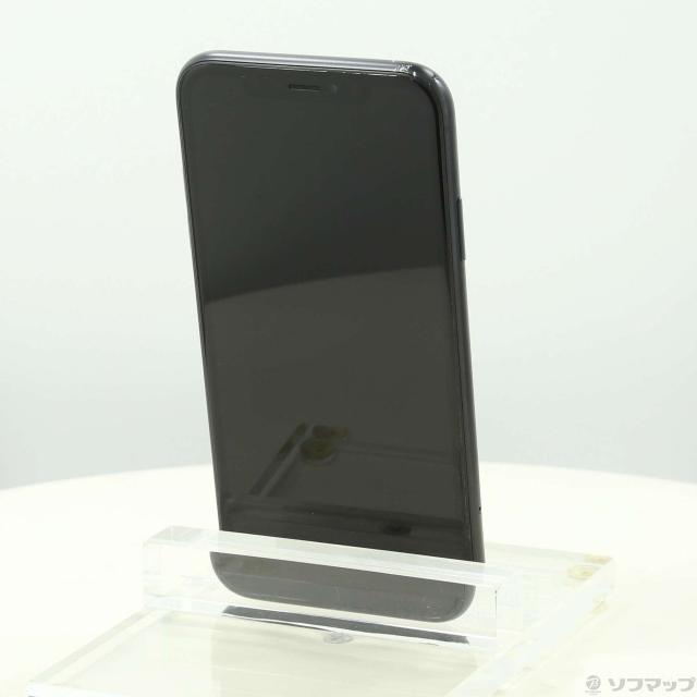 (中古)Apple iPhoneXR 64GB ブラック MT002J/A SIMフリー(258-ud) 携帯電話本体