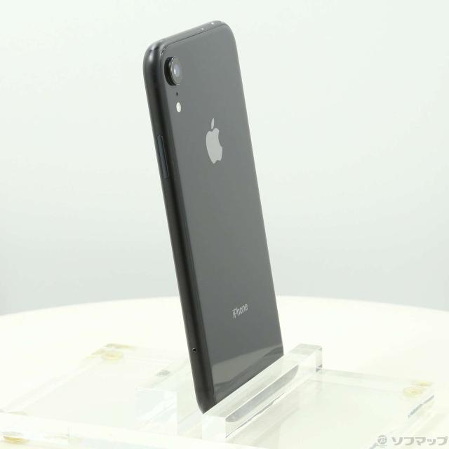 (中古)Apple iPhoneXR 64GB ブラック MT002J/A SIMフリー(258-ud) 携帯電話本体
