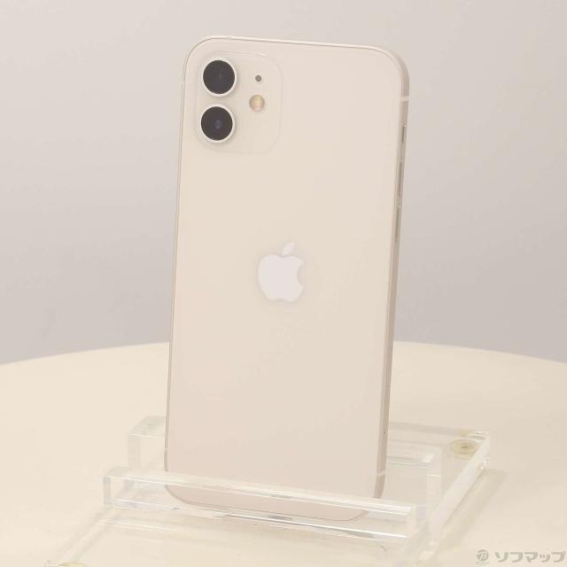 美品】iPhone12 128GB ホワイト MGHV3J/A UQ mobile