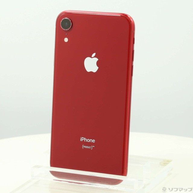 (中古)Apple iPhoneXR 64GB プロダクトレッド MT062J/A SIMフリー(344-ud)