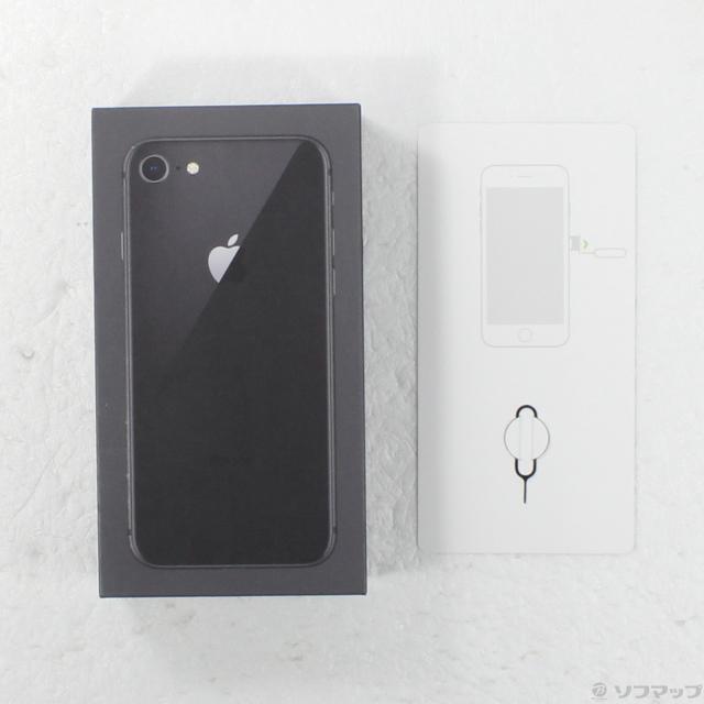 品〕 iPhone8 64GB スペースグレイ MQ782J／A SIMフリー【381