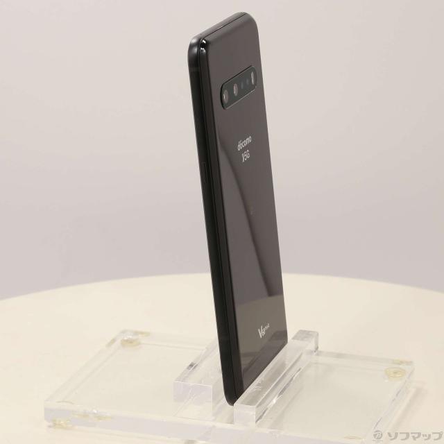 中古)LG LG V60 ThinQ 5G 128GB ザ ブラック L-51A docomo(349-ud)