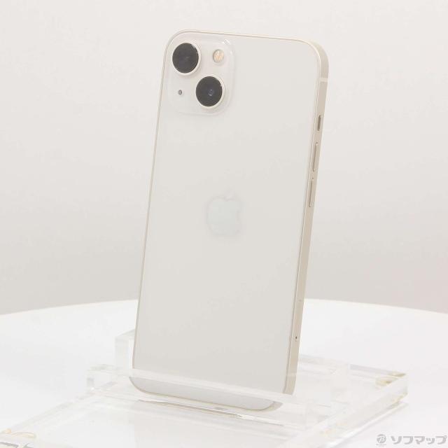 (中古)Apple iPhone13 128GB スターライト MLND3J/A SIMフリー(371-ud)