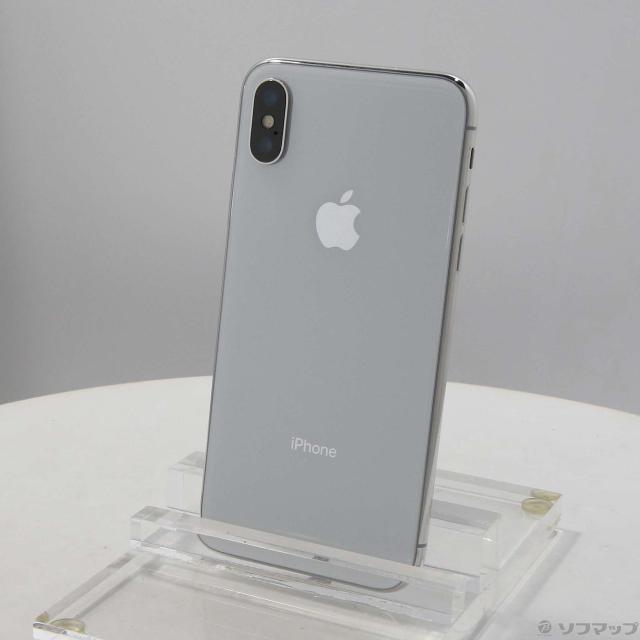 Apple iPhoneX 256GB シルバー MQC22J/A SIMフリー(344-ud) 携帯