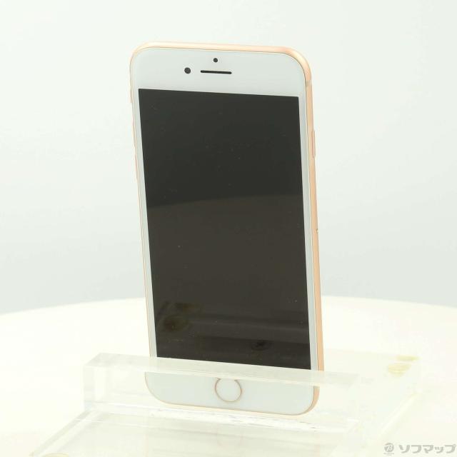(中古)Apple iPhone8 64GB ゴールド MQ7A2J/A SIMフリー(247-ud) 携帯電話本体