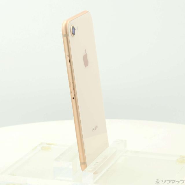 (中古)Apple iPhone8 64GB ゴールド MQ7A2J/A SIMフリー(247-ud) 携帯電話本体