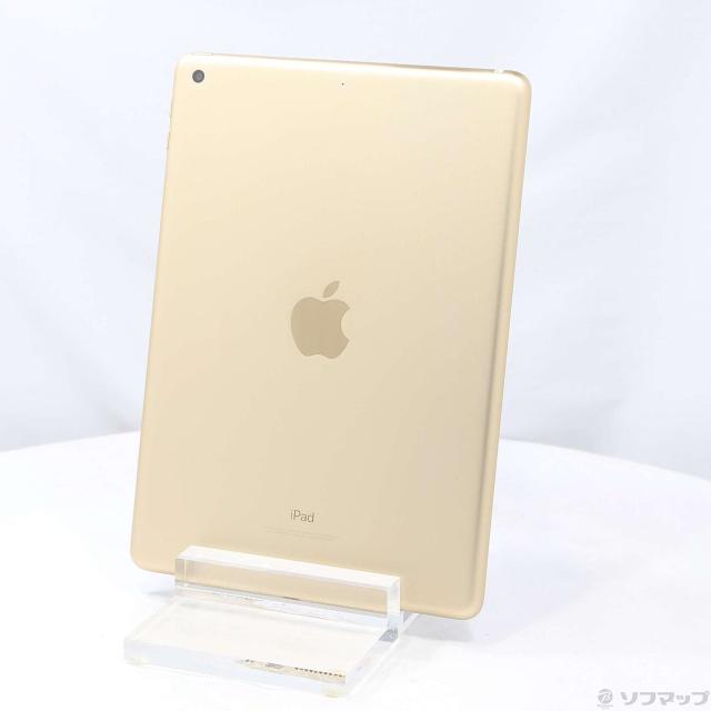 中古)Apple iPad 第5世代 128GB ゴールド MPGW2J/A Wi-Fi(349-ud)