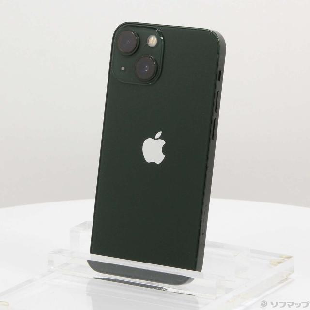 中古)Apple iPhone13 mini 256GB グリーン MNFD3J/A SIMフリー(349-ud 