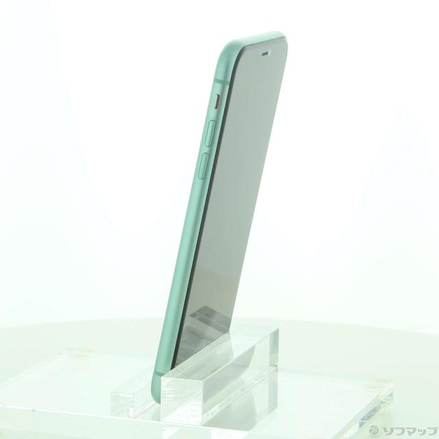 中古)Apple iPhone11 128GB グリーン MWM62J/A SIMフリー(276-ud)