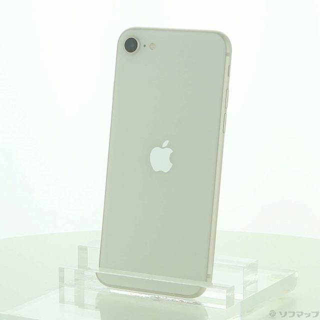 中古)Apple iPhone SE 第3世代 64GB スターライト MMYD3J/A SIM