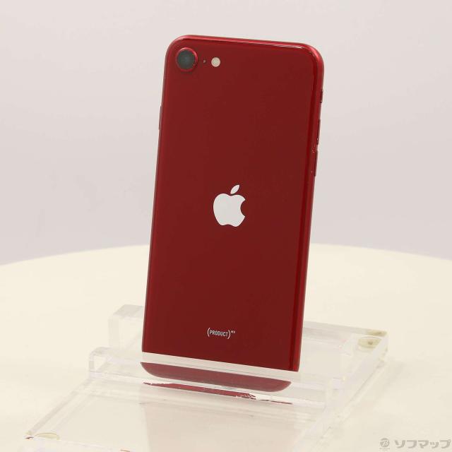 中古)Apple iPhone SE 第3世代 64GB プロダクトレッド MMYE3J/A