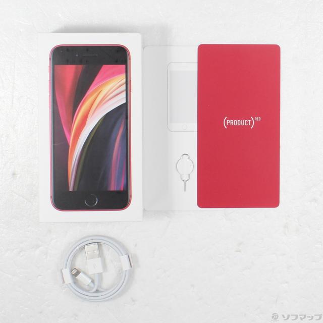 中古】iPhoneSE 第2世代 64GB Product Red MX9U2J/A SIMフリー