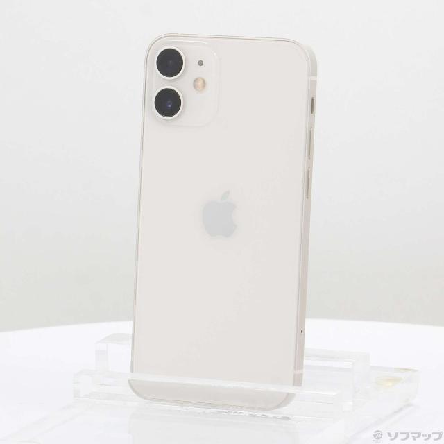 (中古)Apple iPhone12 mini 64GB ホワイト MGA63J/A SIMフリー(348-ud)