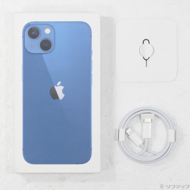 (中古)Apple iPhone13 256GB ブルー MLNM3J/A SIMフリー(305-ud)_4