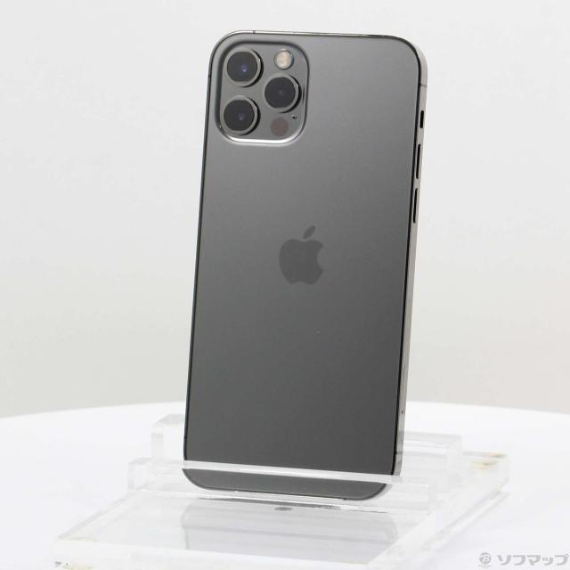 (中古)au iPhone12 Pro 256GB グラファイト MGM93J/A SIMフリー (ネットワーク利用制限▲)(297-ud)