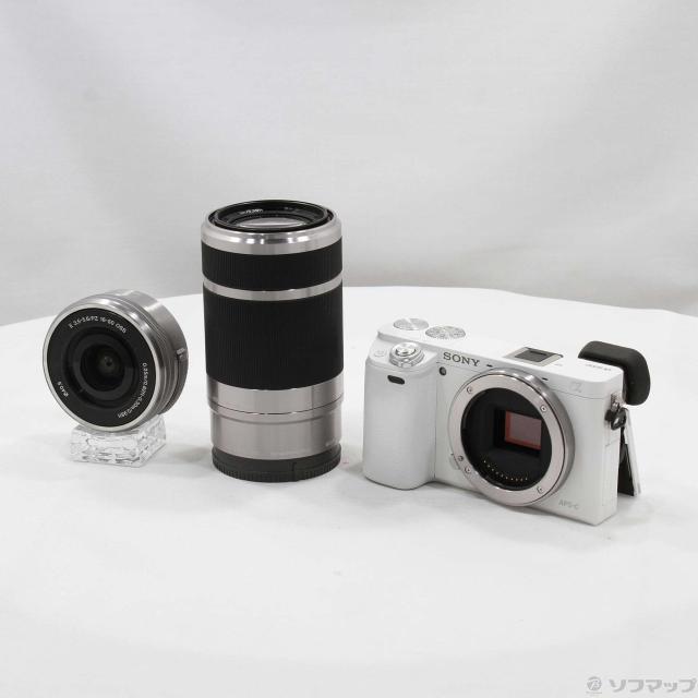 中古)SONY α6000 ダブルズームレンズキット W ILCE-6000Y 中古)SONY α6000 ダブルズームレンズキット W ILCE-6000Y