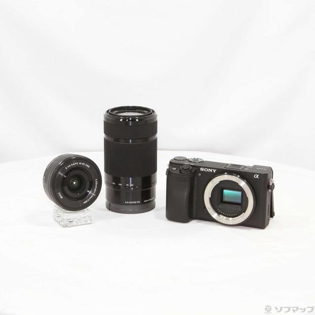 中古)SONY α6400 ILCE-6400Y ダブルズームレンズキット ブラック 中古)SONY α6400 ILCE-6400Y ダブルズームレンズキット ブラック