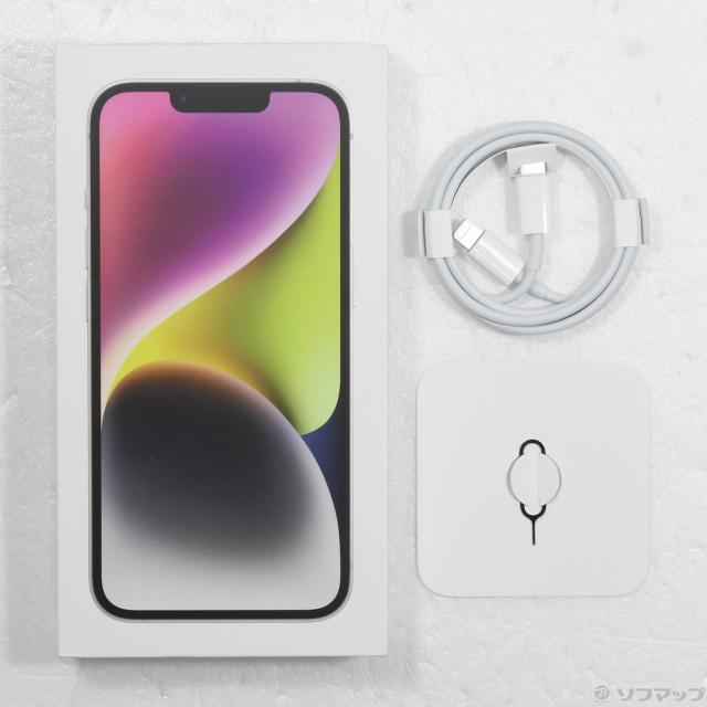 (中古)Apple iPhone14 128GB スターライト MPUQ3J/A SIMフリー(348-ud)_4
