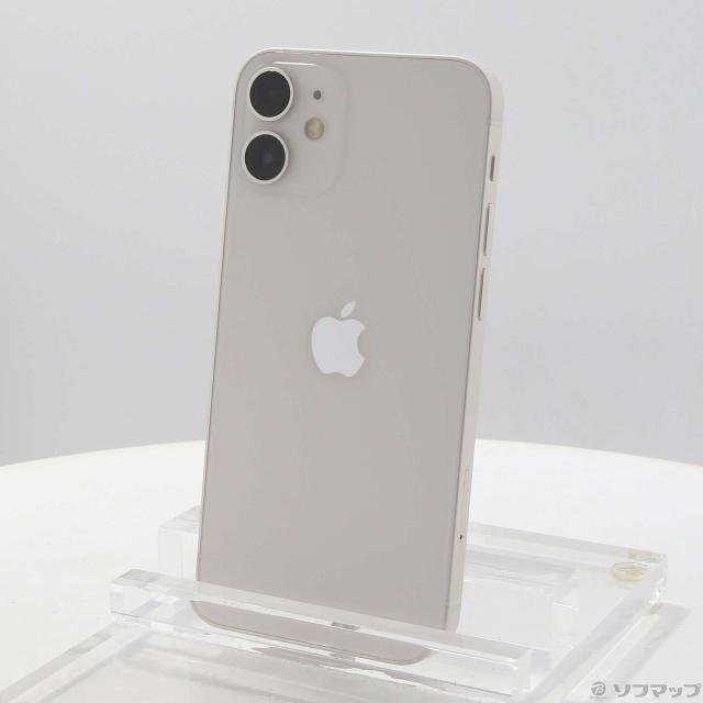 中古)Apple iPhone12 mini 128GB ホワイト MGDM3J/A SIMフリー(368-ud)