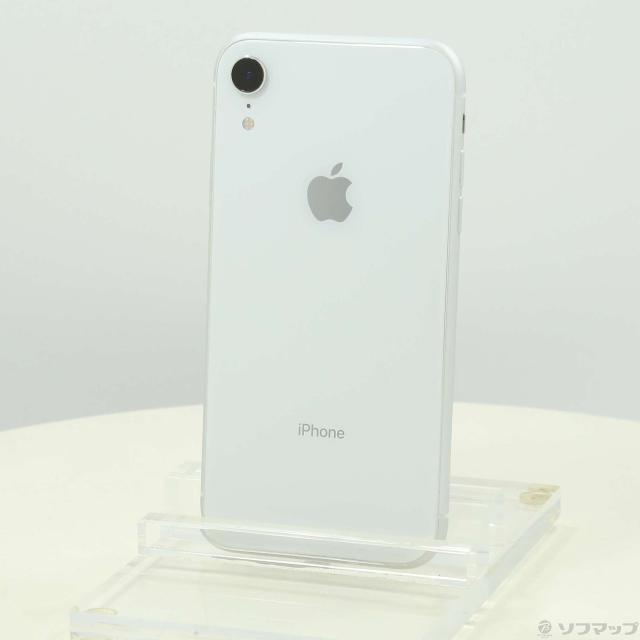 中古)Apple iPhoneXR 64GB ホワイト MT032J/A SoftBank(305-ud)