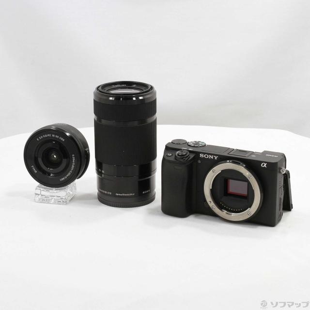中古)SONY α6400 ILCE-6400Y ダブルズームレンズキット ブラック